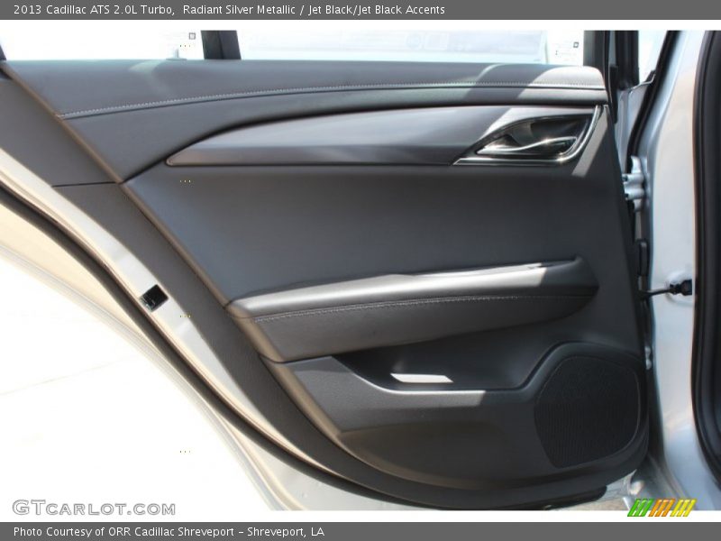 Radiant Silver Metallic / Jet Black/Jet Black Accents 2013 Cadillac ATS 2.0L Turbo