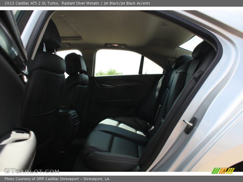 Radiant Silver Metallic / Jet Black/Jet Black Accents 2013 Cadillac ATS 2.0L Turbo