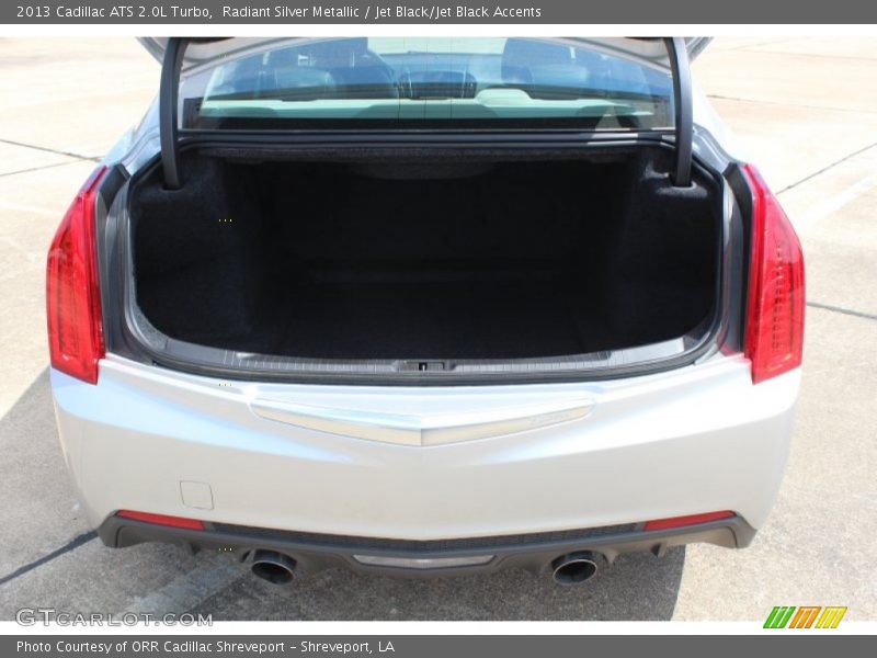 Radiant Silver Metallic / Jet Black/Jet Black Accents 2013 Cadillac ATS 2.0L Turbo