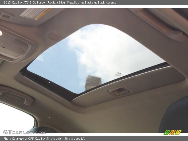 Radiant Silver Metallic / Jet Black/Jet Black Accents 2013 Cadillac ATS 2.0L Turbo