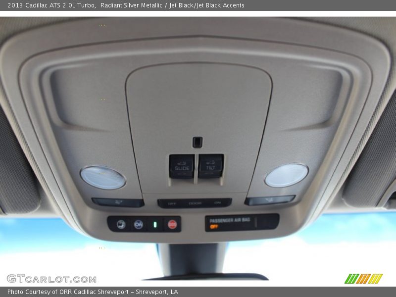 Radiant Silver Metallic / Jet Black/Jet Black Accents 2013 Cadillac ATS 2.0L Turbo