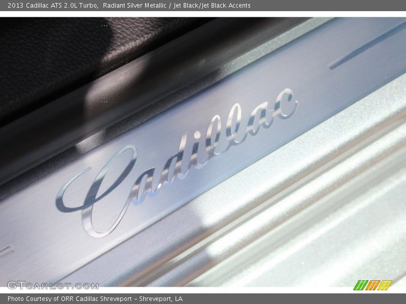 Radiant Silver Metallic / Jet Black/Jet Black Accents 2013 Cadillac ATS 2.0L Turbo