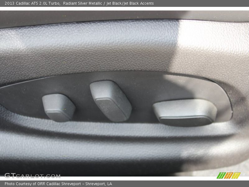 Radiant Silver Metallic / Jet Black/Jet Black Accents 2013 Cadillac ATS 2.0L Turbo