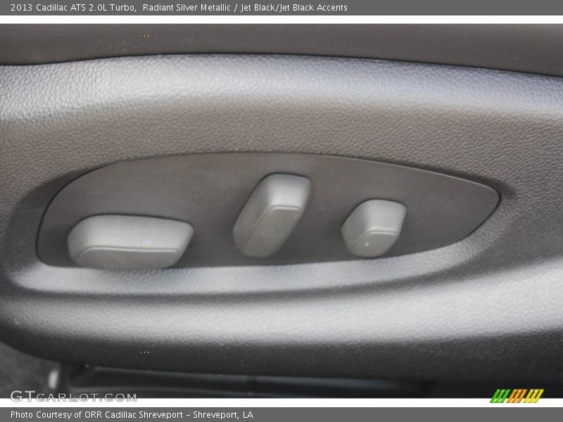 Radiant Silver Metallic / Jet Black/Jet Black Accents 2013 Cadillac ATS 2.0L Turbo