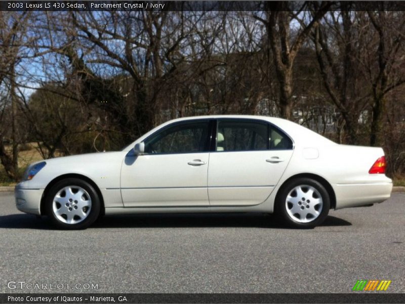 Parchment Crystal / Ivory 2003 Lexus LS 430 Sedan