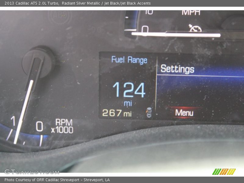 Radiant Silver Metallic / Jet Black/Jet Black Accents 2013 Cadillac ATS 2.0L Turbo