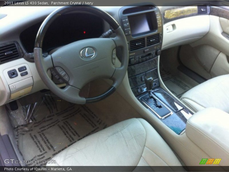 Parchment Crystal / Ivory 2003 Lexus LS 430 Sedan