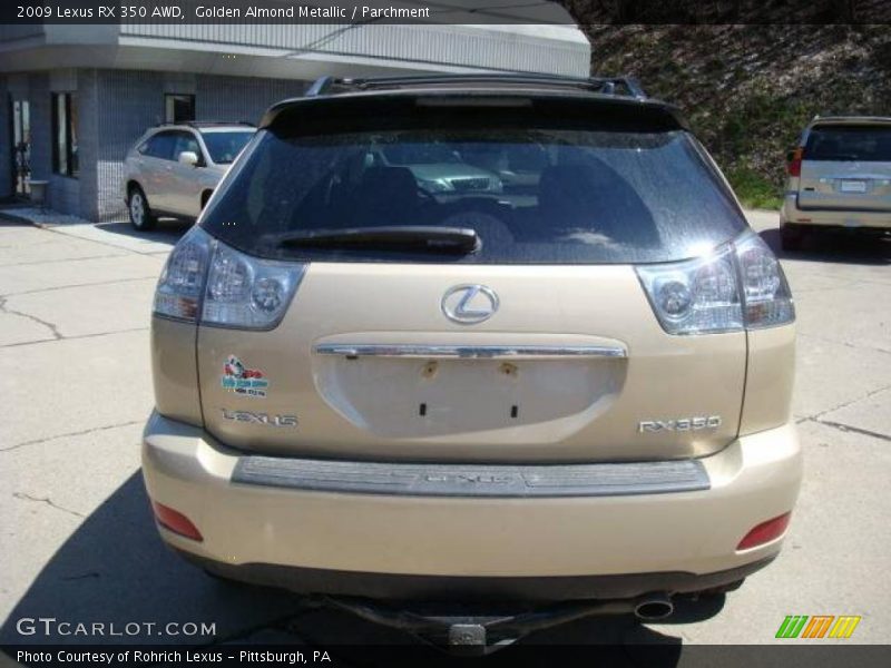 Golden Almond Metallic / Parchment 2009 Lexus RX 350 AWD