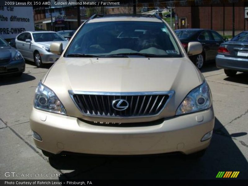 Golden Almond Metallic / Parchment 2009 Lexus RX 350 AWD