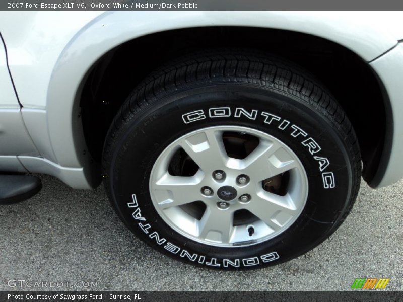 Oxford White / Medium/Dark Pebble 2007 Ford Escape XLT V6