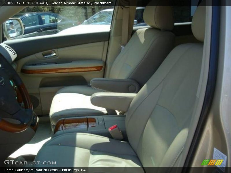 Golden Almond Metallic / Parchment 2009 Lexus RX 350 AWD