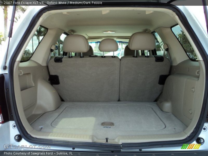Oxford White / Medium/Dark Pebble 2007 Ford Escape XLT V6