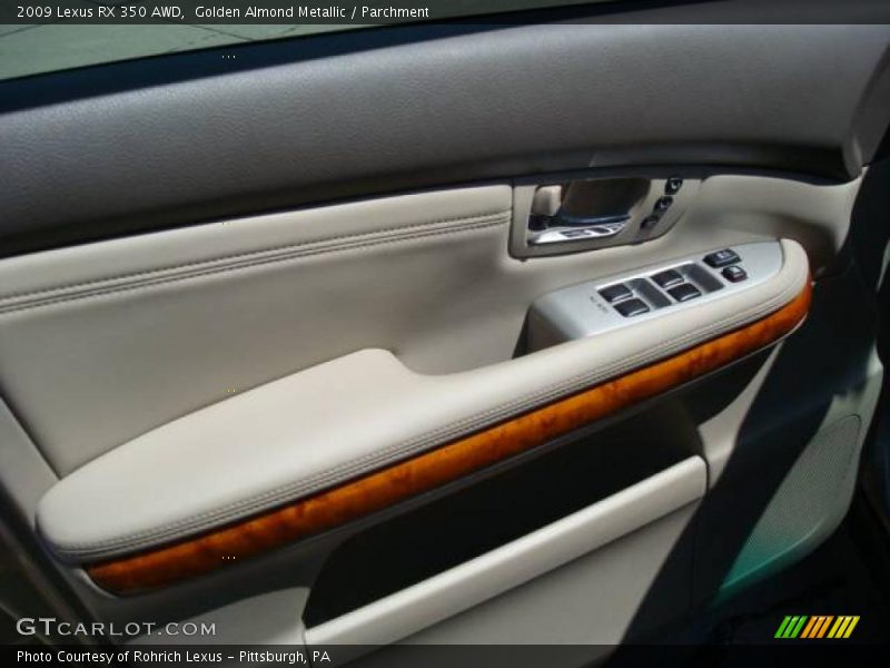 Golden Almond Metallic / Parchment 2009 Lexus RX 350 AWD