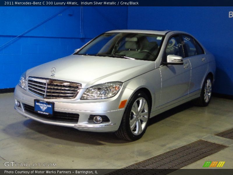Iridium Silver Metallic / Grey/Black 2011 Mercedes-Benz C 300 Luxury 4Matic