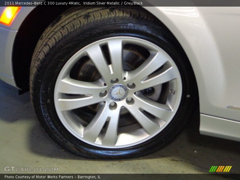 Iridium Silver Metallic / Grey/Black 2011 Mercedes-Benz C 300 Luxury 4Matic