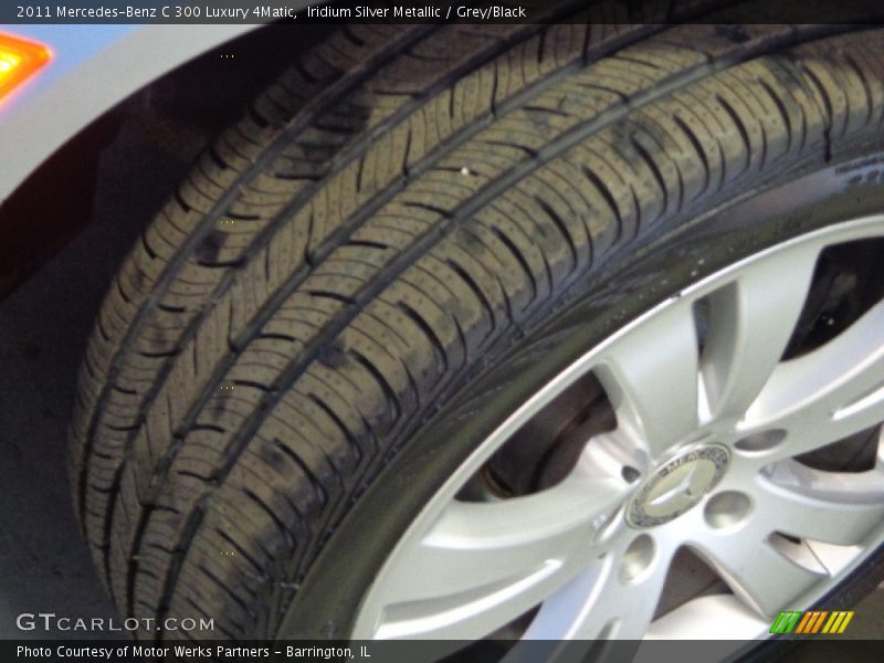 Iridium Silver Metallic / Grey/Black 2011 Mercedes-Benz C 300 Luxury 4Matic