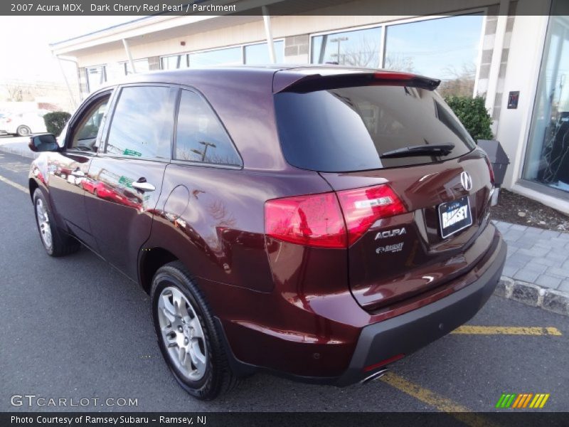 Dark Cherry Red Pearl / Parchment 2007 Acura MDX