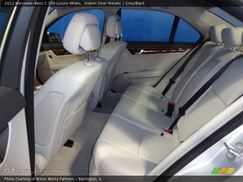 Iridium Silver Metallic / Grey/Black 2011 Mercedes-Benz C 300 Luxury 4Matic