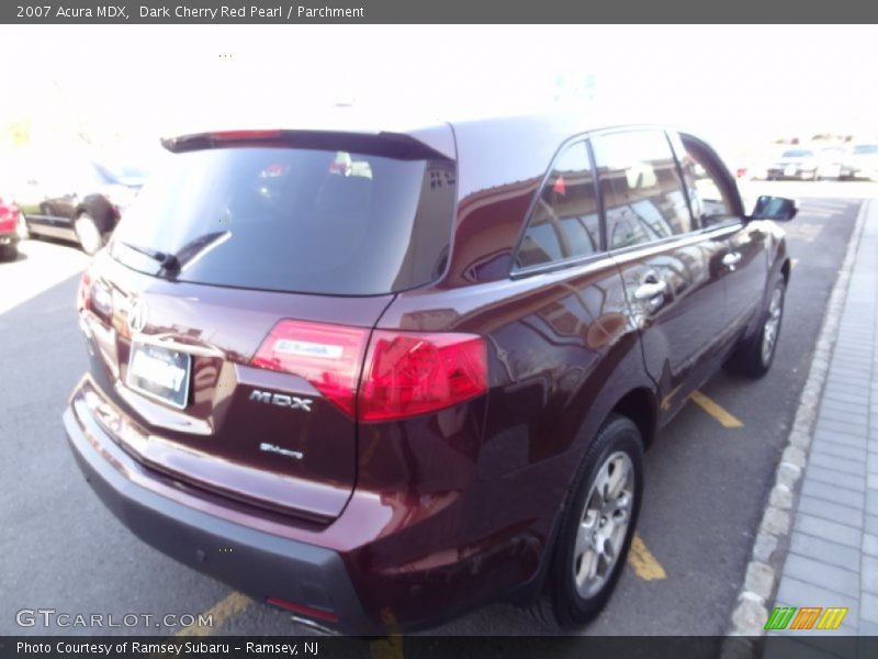 Dark Cherry Red Pearl / Parchment 2007 Acura MDX