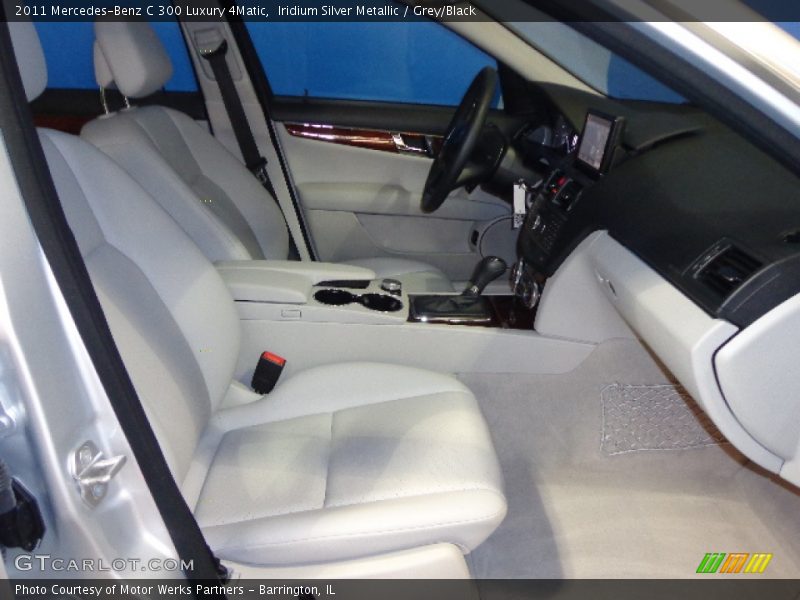 Iridium Silver Metallic / Grey/Black 2011 Mercedes-Benz C 300 Luxury 4Matic
