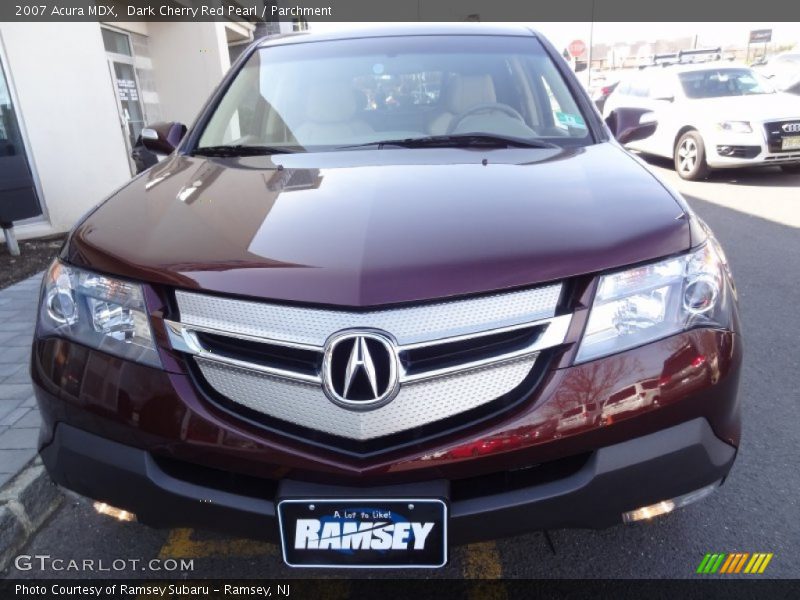Dark Cherry Red Pearl / Parchment 2007 Acura MDX