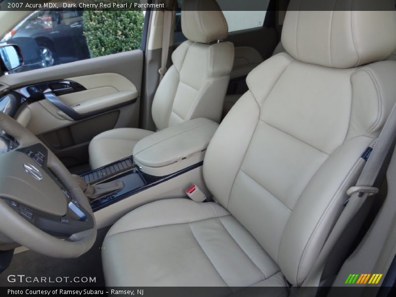 Dark Cherry Red Pearl / Parchment 2007 Acura MDX