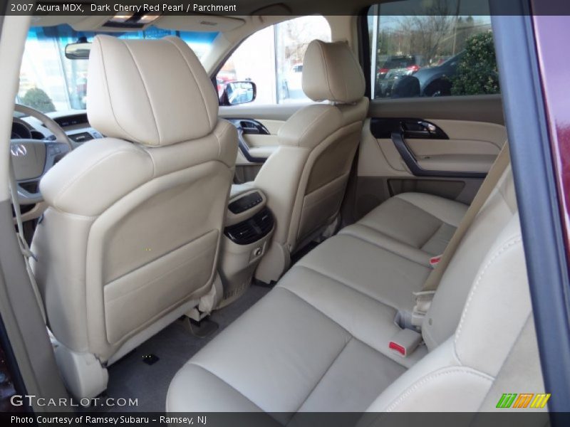 Dark Cherry Red Pearl / Parchment 2007 Acura MDX