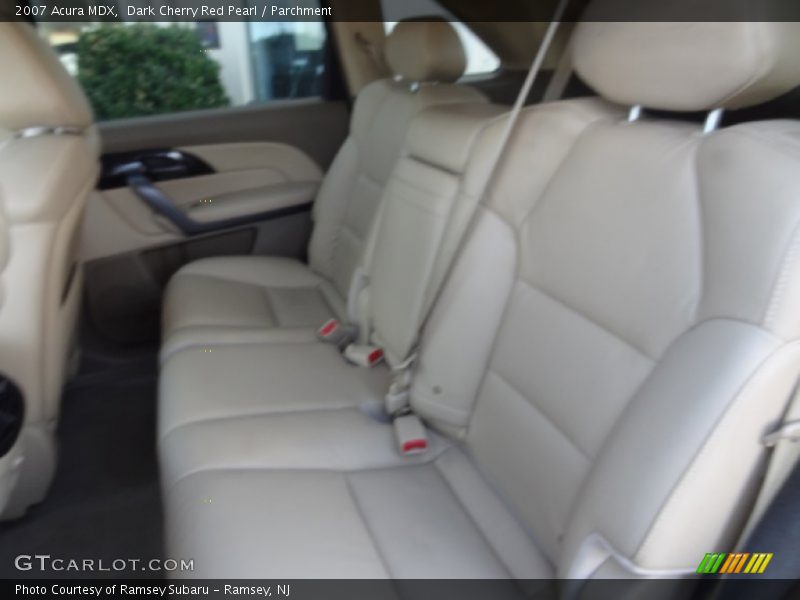 Dark Cherry Red Pearl / Parchment 2007 Acura MDX