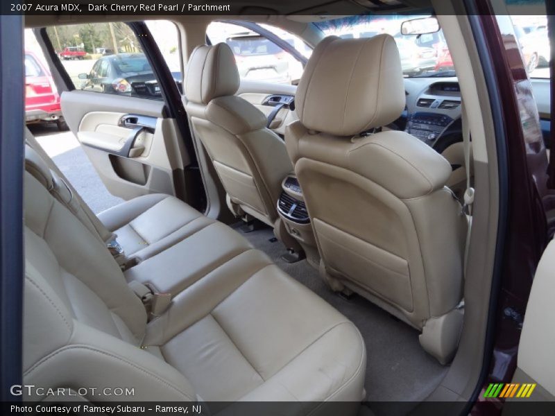 Dark Cherry Red Pearl / Parchment 2007 Acura MDX