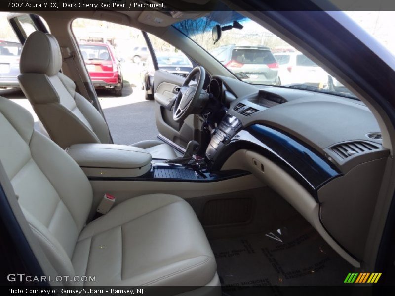 Dark Cherry Red Pearl / Parchment 2007 Acura MDX