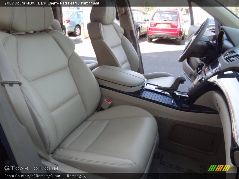 Dark Cherry Red Pearl / Parchment 2007 Acura MDX