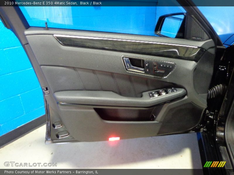 Black / Black 2010 Mercedes-Benz E 350 4Matic Sedan