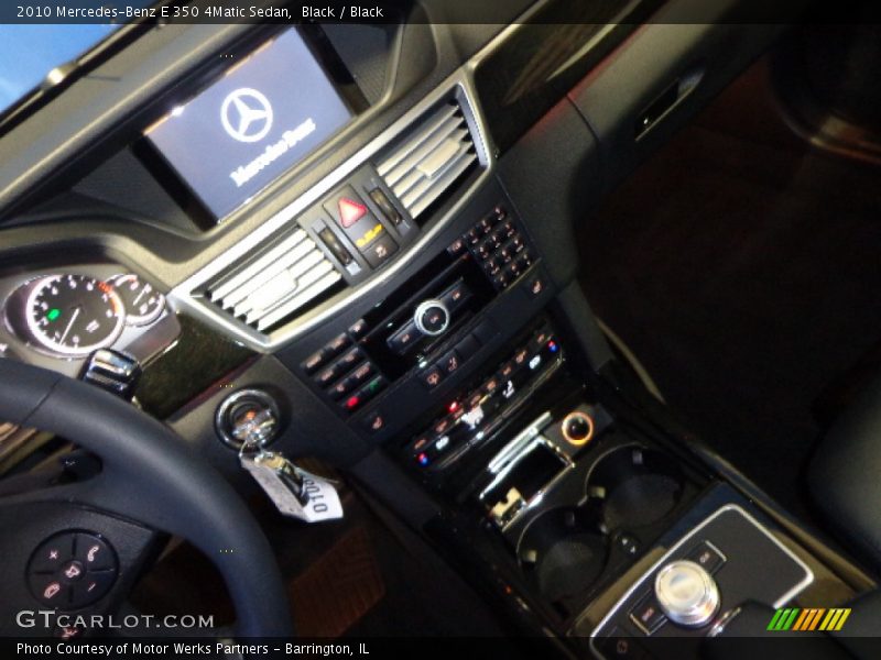 Black / Black 2010 Mercedes-Benz E 350 4Matic Sedan