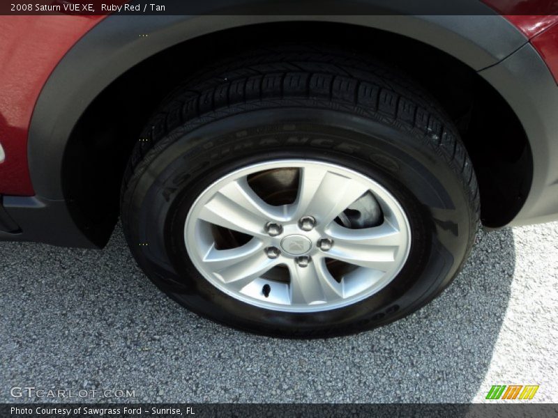Ruby Red / Tan 2008 Saturn VUE XE