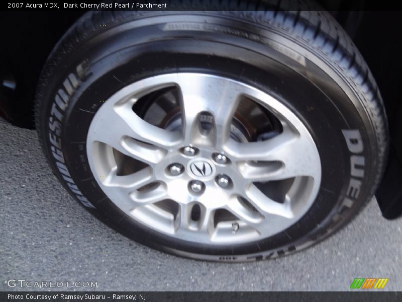 Dark Cherry Red Pearl / Parchment 2007 Acura MDX