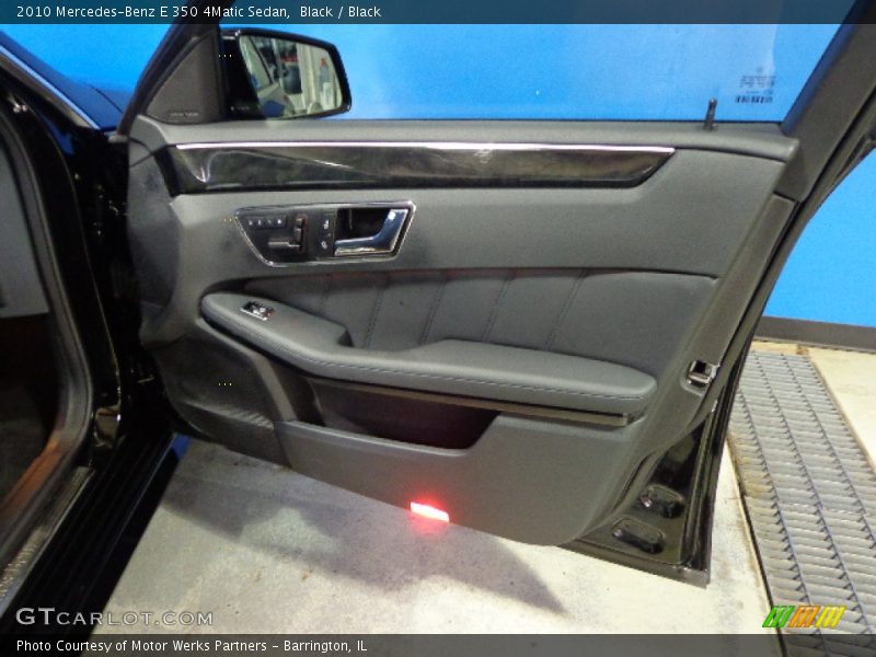 Black / Black 2010 Mercedes-Benz E 350 4Matic Sedan