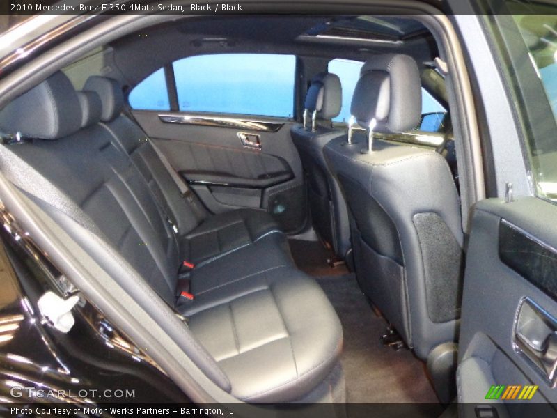 Black / Black 2010 Mercedes-Benz E 350 4Matic Sedan