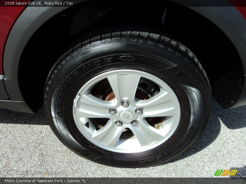 Ruby Red / Tan 2008 Saturn VUE XE