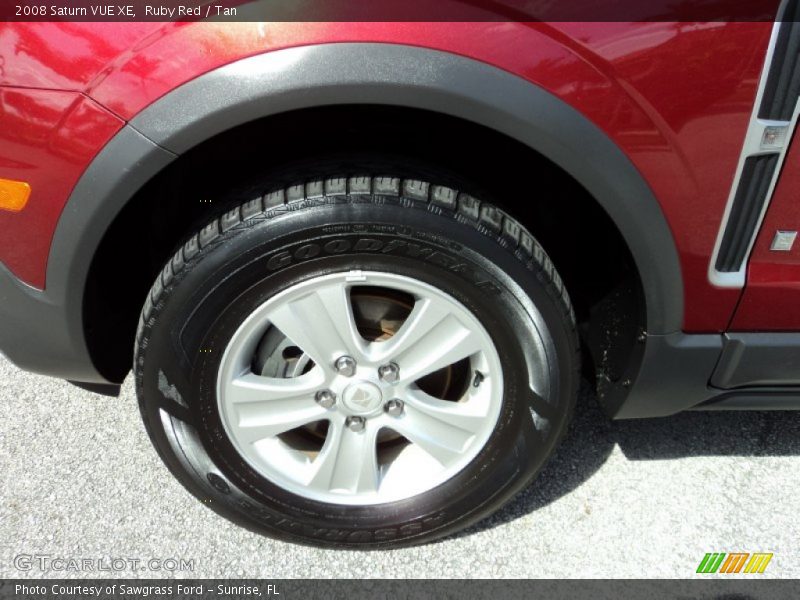 Ruby Red / Tan 2008 Saturn VUE XE