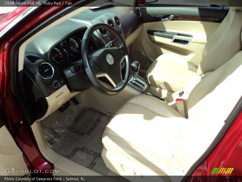 Ruby Red / Tan 2008 Saturn VUE XE