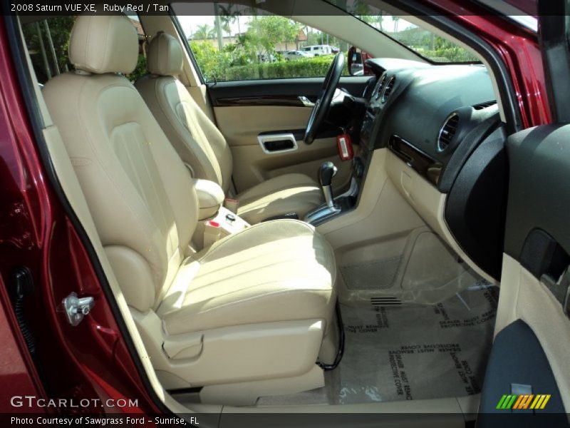 Ruby Red / Tan 2008 Saturn VUE XE