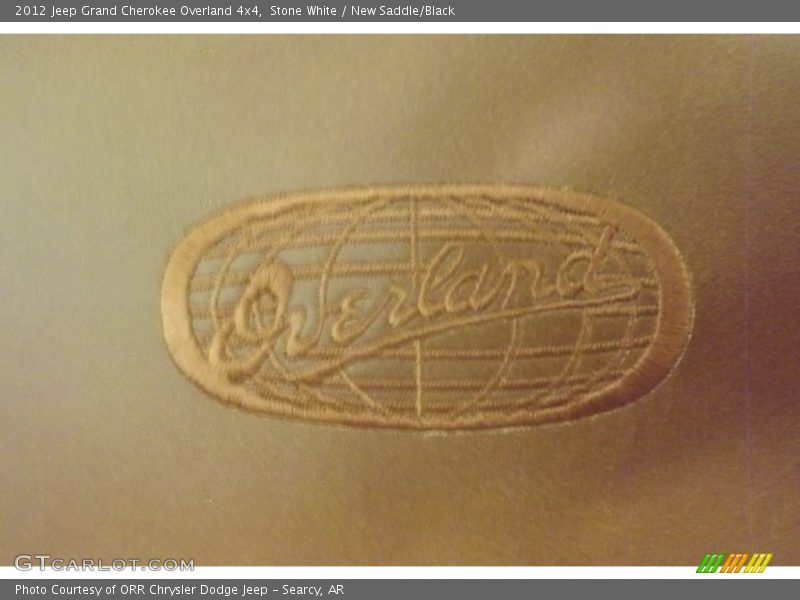 Stone White / New Saddle/Black 2012 Jeep Grand Cherokee Overland 4x4