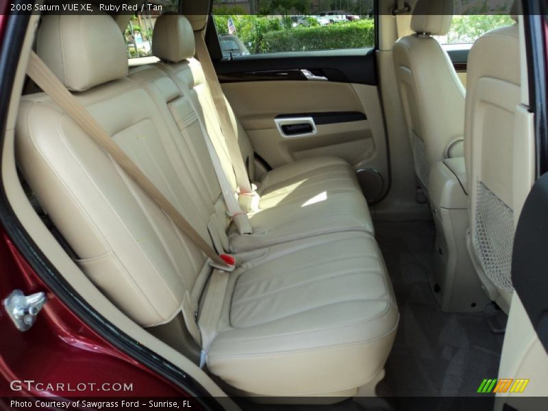 Ruby Red / Tan 2008 Saturn VUE XE