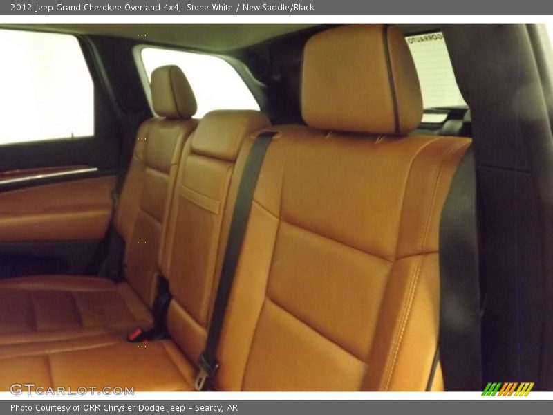 Stone White / New Saddle/Black 2012 Jeep Grand Cherokee Overland 4x4