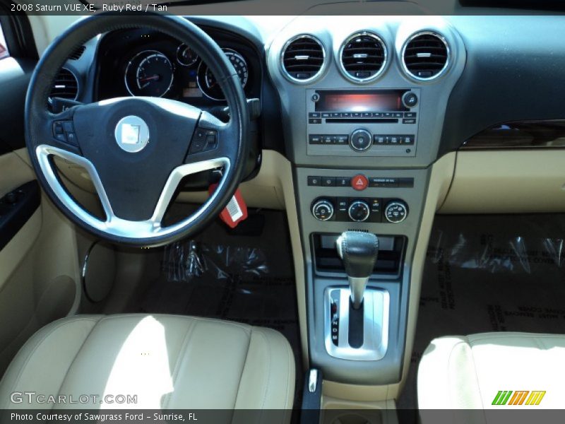 Ruby Red / Tan 2008 Saturn VUE XE