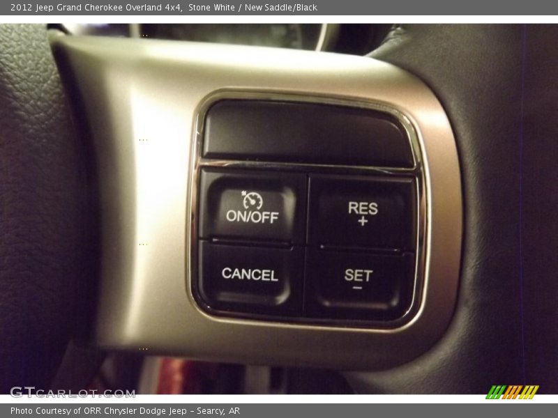 Stone White / New Saddle/Black 2012 Jeep Grand Cherokee Overland 4x4