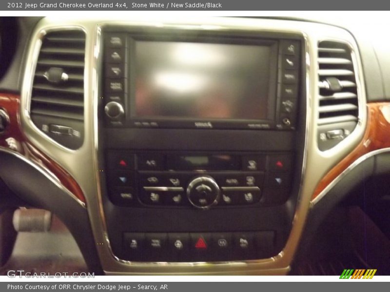 Stone White / New Saddle/Black 2012 Jeep Grand Cherokee Overland 4x4