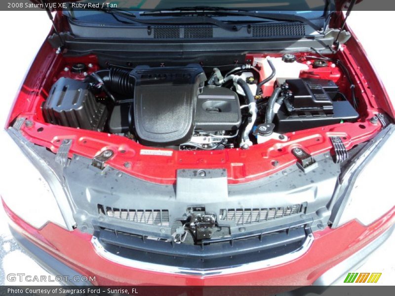 Ruby Red / Tan 2008 Saturn VUE XE