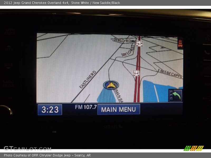 Stone White / New Saddle/Black 2012 Jeep Grand Cherokee Overland 4x4