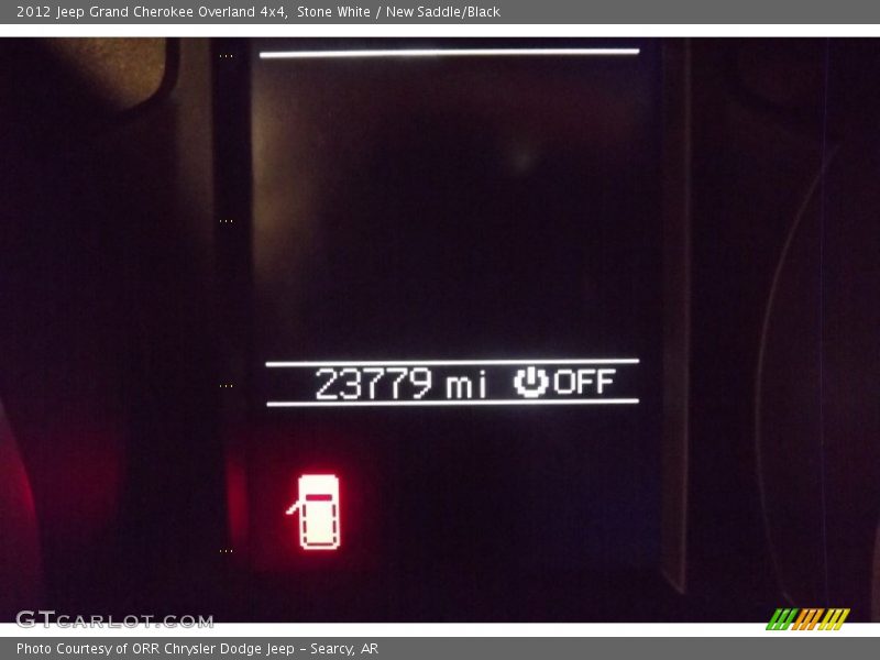 Stone White / New Saddle/Black 2012 Jeep Grand Cherokee Overland 4x4